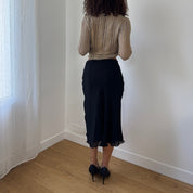 Roberta Scarpa Italian Textured Mesh Top (S/M)