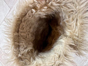 Vintage 2000s Y2K Faux Fur Buckle Boots (US 7 EU 38 UK 5)