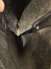 True Vintage American Black Leather Buckle Biker Boots (UK 7 US 8D/ US 9.5)