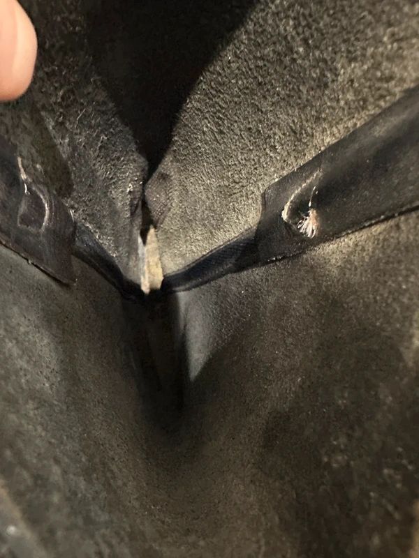 True Vintage American Black Leather Buckle Biker Boots (UK 7 US 8D/ US 9.5)