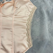 Blumarine pastel pink corset bustier top (S/M)