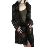 90s Alberto Makali Fur Cardigan (L)