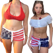 Americana Shorts (XS-2XL)