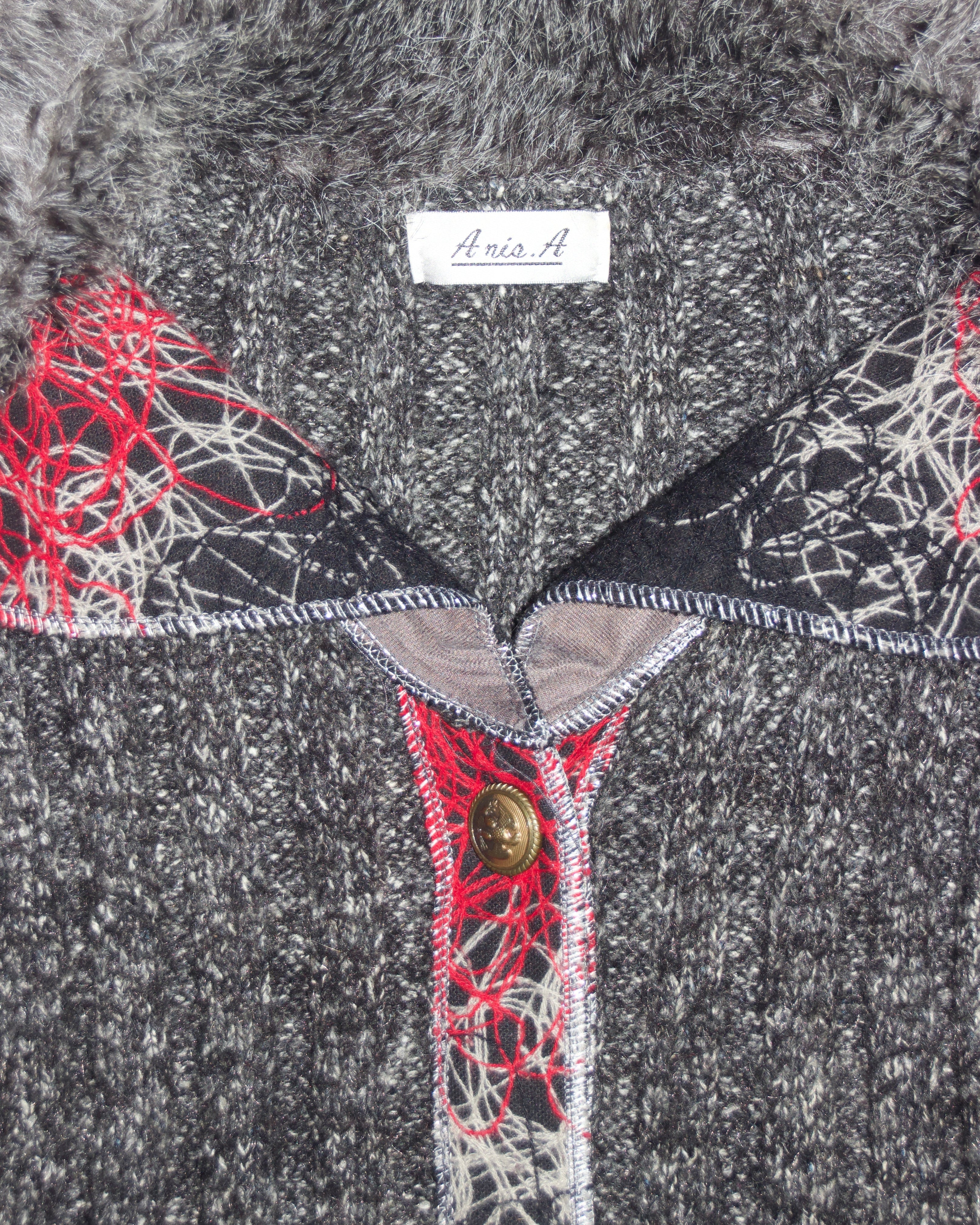 90s Wool Blend Duster Sweater (S/M)