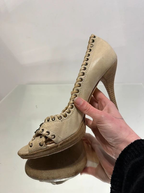 Vintage Just Cavalli Leather Stiletto Pumps (UK 5 US 7 EU 38)