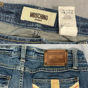 Moschino Denim Jeans capri mid rise and straight fit (M/L)
