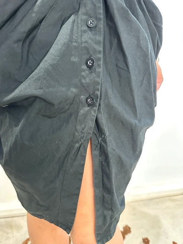 Vintage AllSaints Gothic Button up Midi Dress (S)