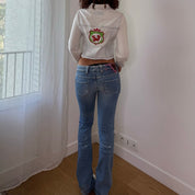 Vintage Phard White Denim Jacket (S)