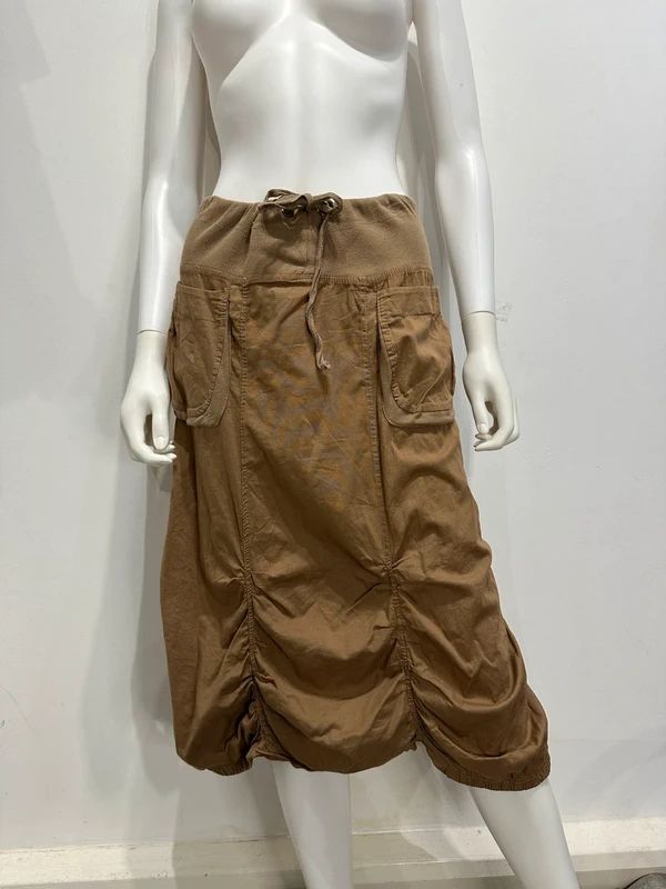 Vintage Italian Utility Parachute Skirt (M)