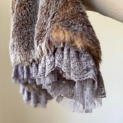 Morgan de Toi Embellished Faux-Fur Vest (S)
