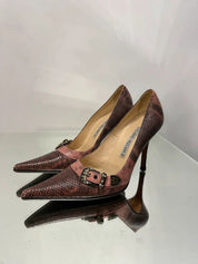 Vintage Y2K Italian Pointed Toe Stiletto Heels (US 5.5)