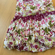 Italian Vintage Floral Mini Dress (S)