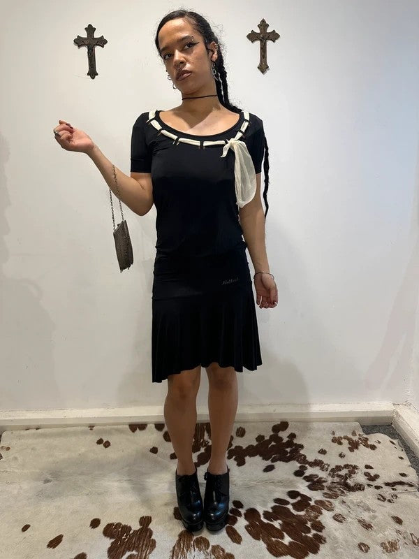 Vintage Miss Sixty Killah Coquette Black Dress (S)