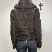 Vintage Cropped Utility Puffer Coat (M/L)