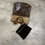 Vintage Diesel Tote Suede Bag