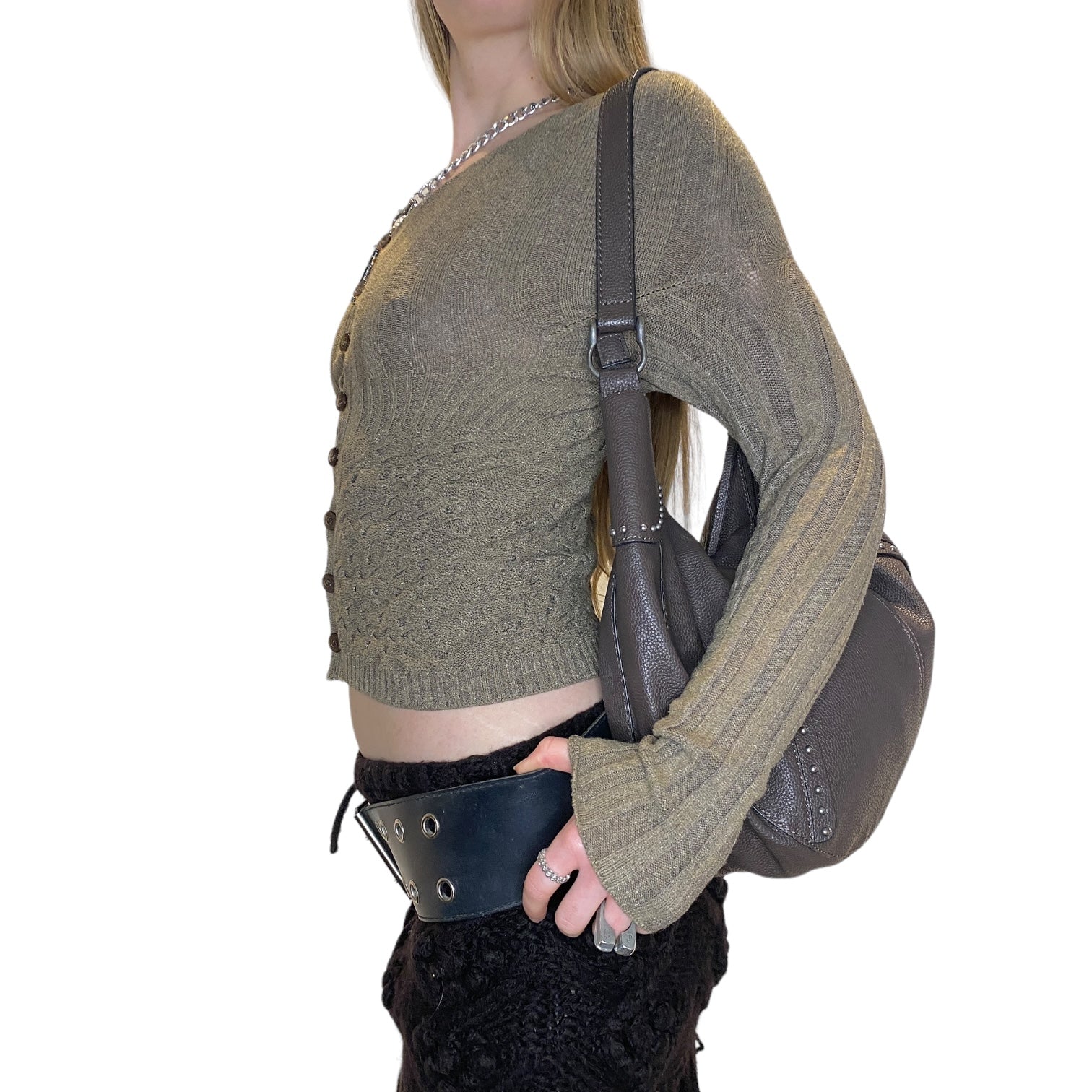 Vintage Button Up Subversive Basics Knit (XS/S)