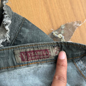 Vintage Euro Denim & Sequin Skirt (XS/S)