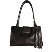 Patricia Nash leather shoulder handbag