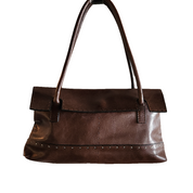 Xoxo brown leather purse