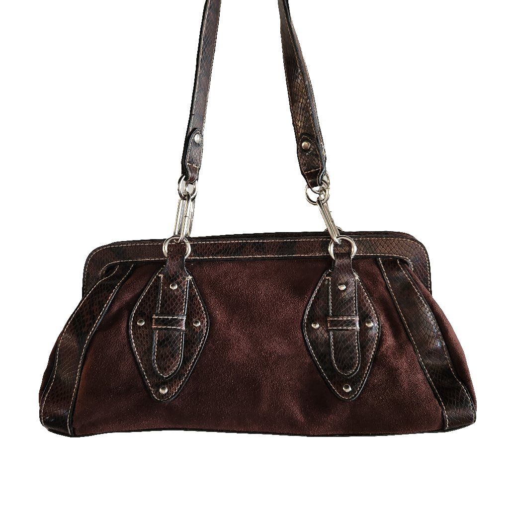 Brown shoulder bag