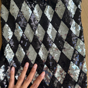 Vintage Sequin Harlequin Cami (S)