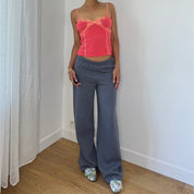 Vintage Wool Blend Lace Trim Cami (S)