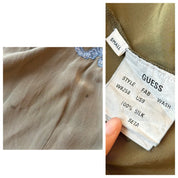 Vintage Guess Silk Blouse (S)