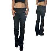 Black flare jeans (L)