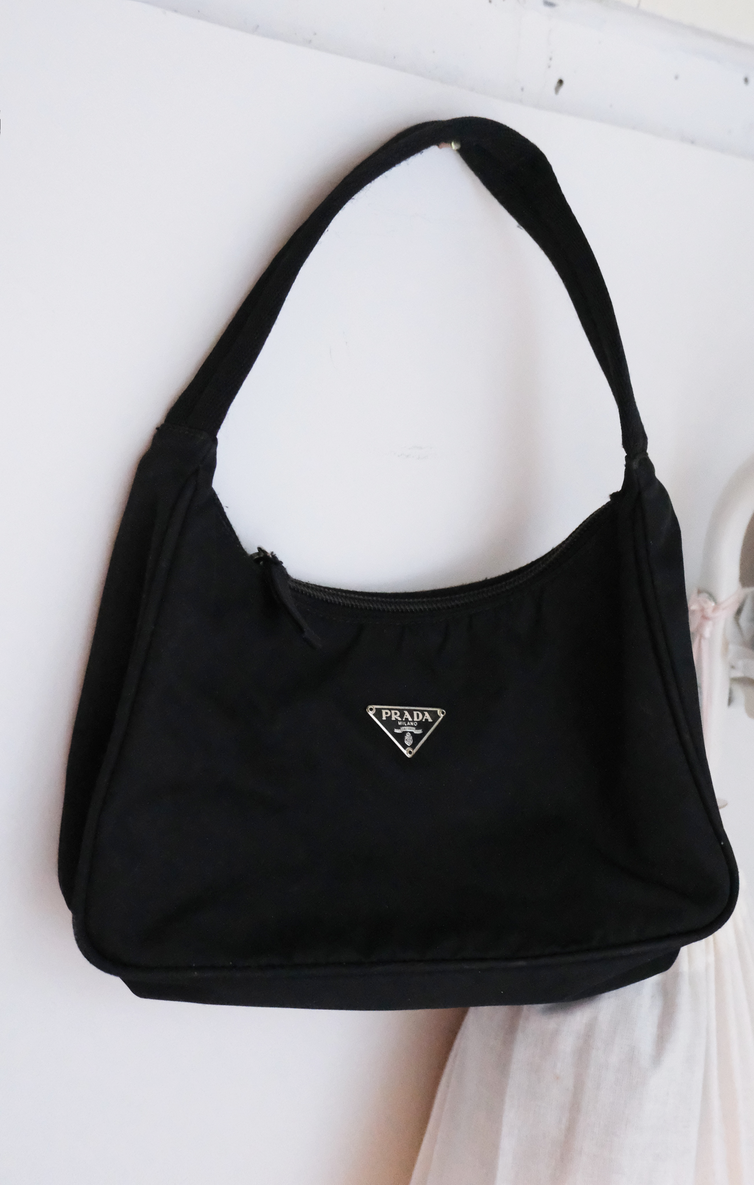 Prada Nylon Black Mini Shoulder Bag