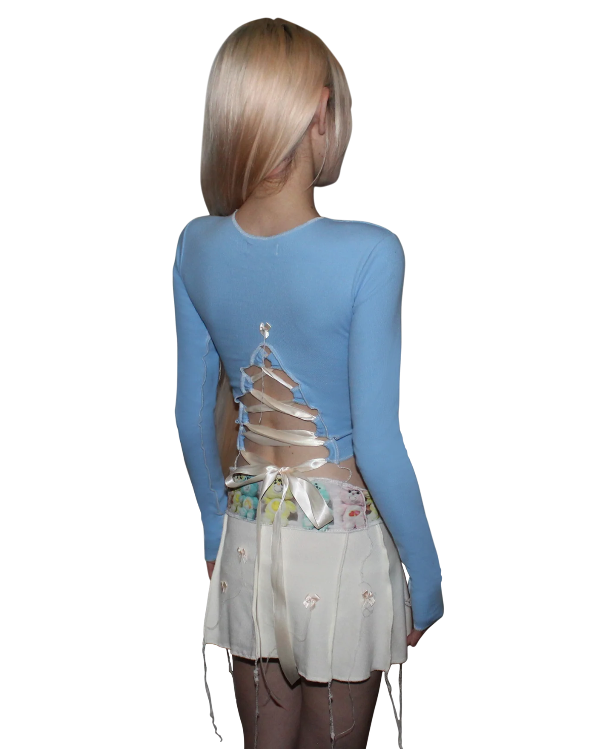 Blue Jelly Cup Top 🫧⋆｡
