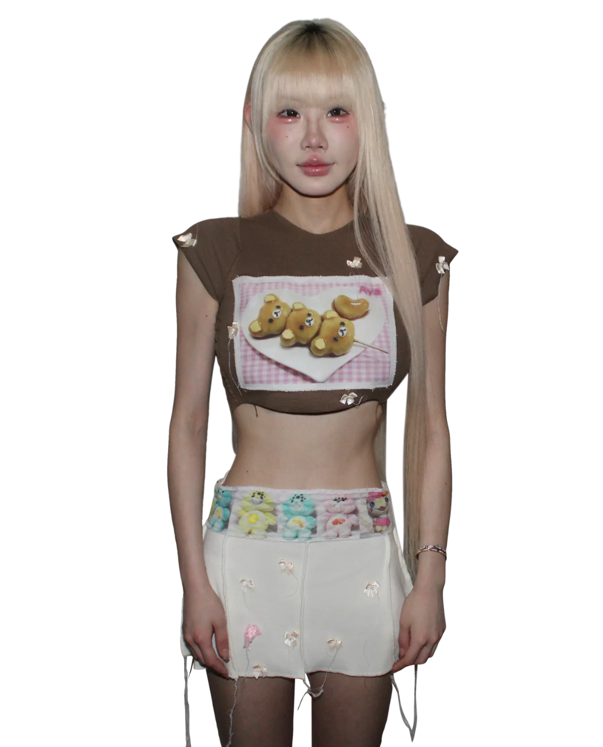 Brown Toast Custard Pastries Top [ ♡⊹˚₊