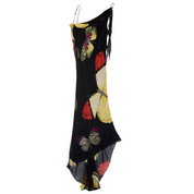 00s Silk Butterfly Dress (XS)