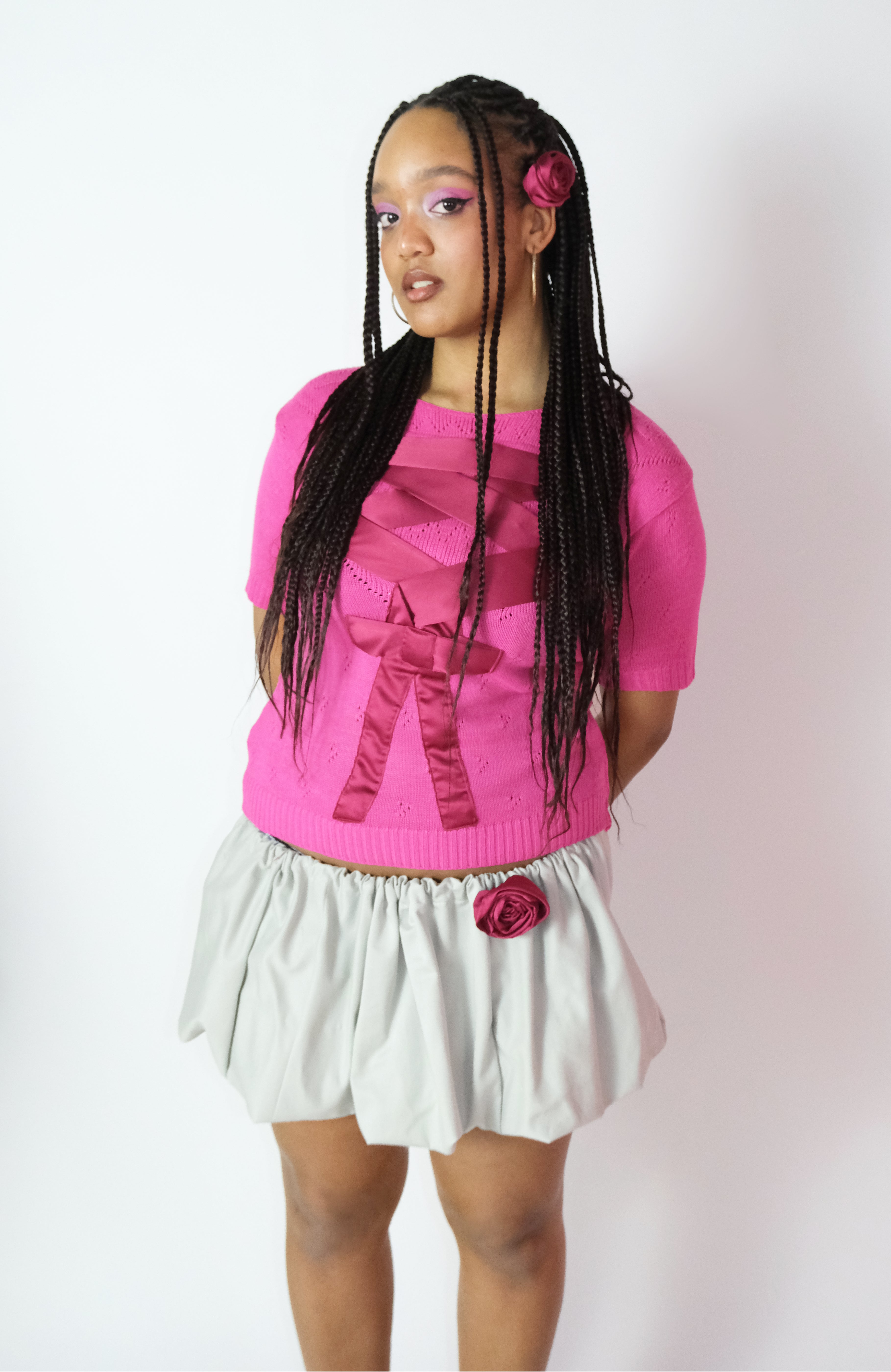 Terra Bubble Mini Skirt (L)