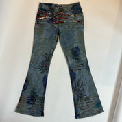 Y2K Graphic Jeans (S)