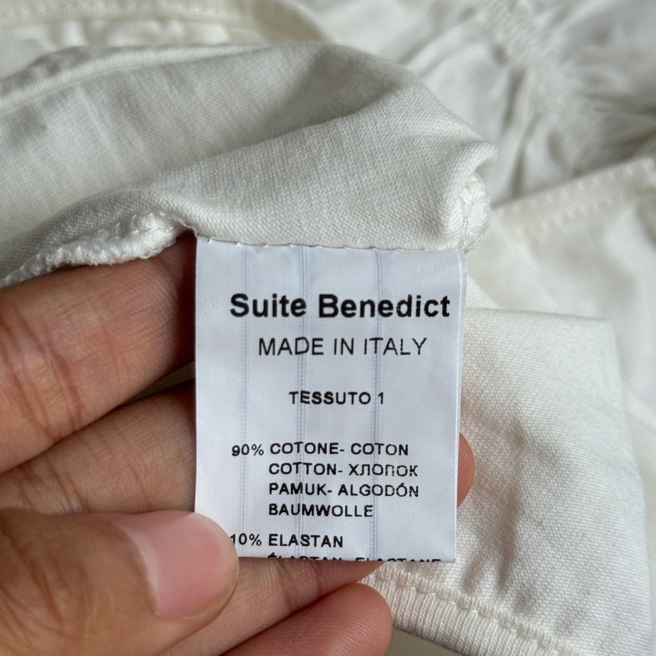 Vintage Italian White Puff Sleeve Crop Top (S/M)