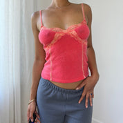 Vintage Wool Blend Lace Trim Cami (S)