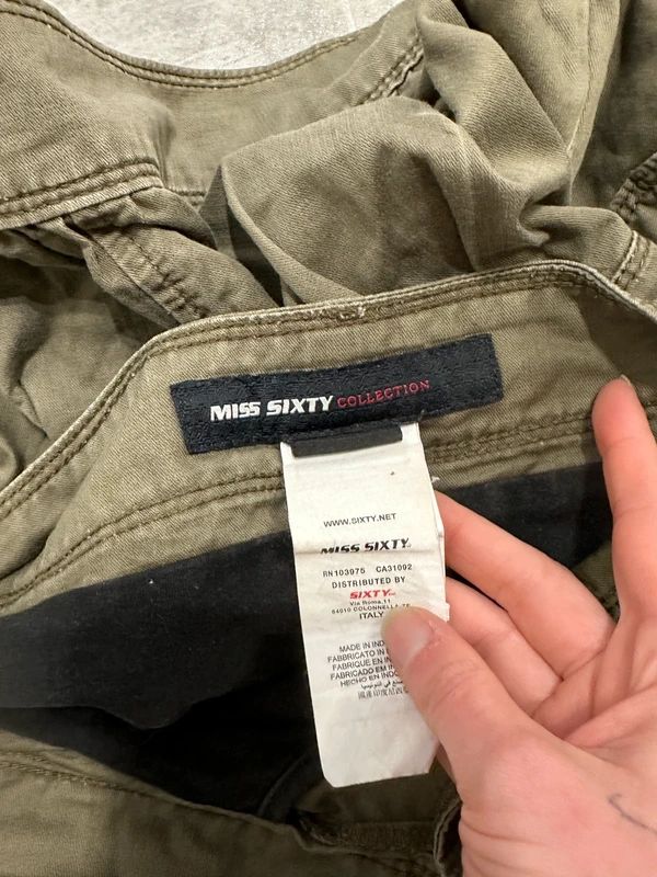 Vintage Miss Sixty Puffer Utility Mini Skirt (M)