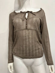 Vintage Whimsygoth Button Shirt (S/M)
