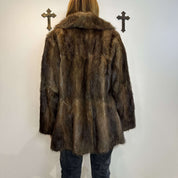 True Vintage Brown Fur Coat (S/M)