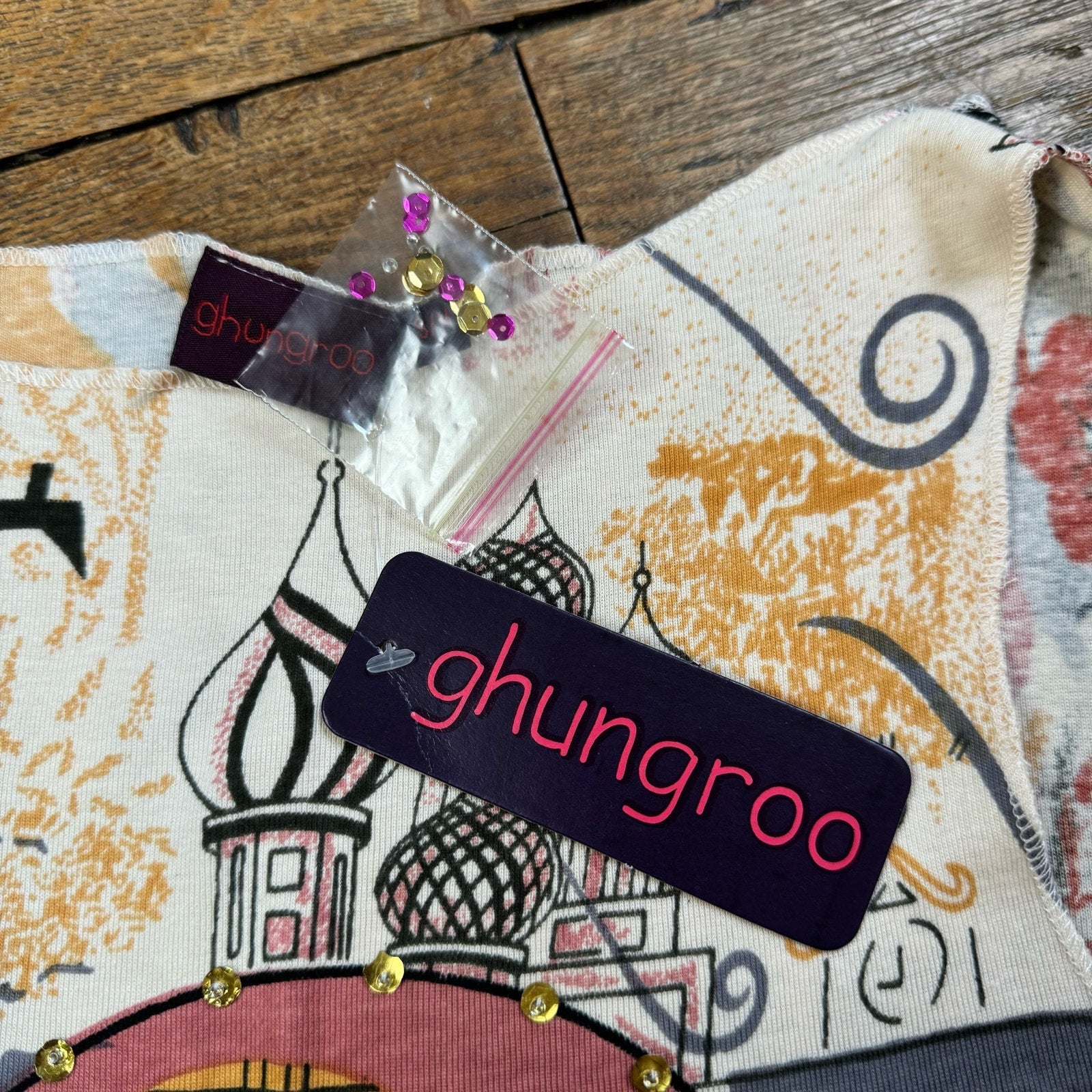 Embellished Oriental Top (S/M)