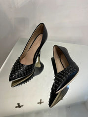 Vintage Diesel Studded Pointed Toe Court Heels (UK 4 US 6 EU 37)