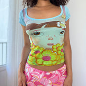 Custo Barcelona Graphic Baby Tee (S)