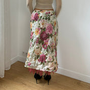 Italian Vintage Romcom Floral Skirt (S)