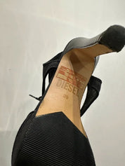 Vintage Diesel Lace up Open Toe Strap Stiletto Heels (US 8)