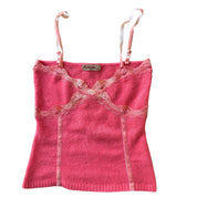 Vintage Wool Blend Lace Trim Cami (S)