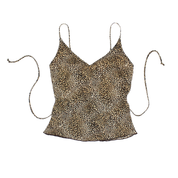 90s Organza Cheetah Cami (XS)