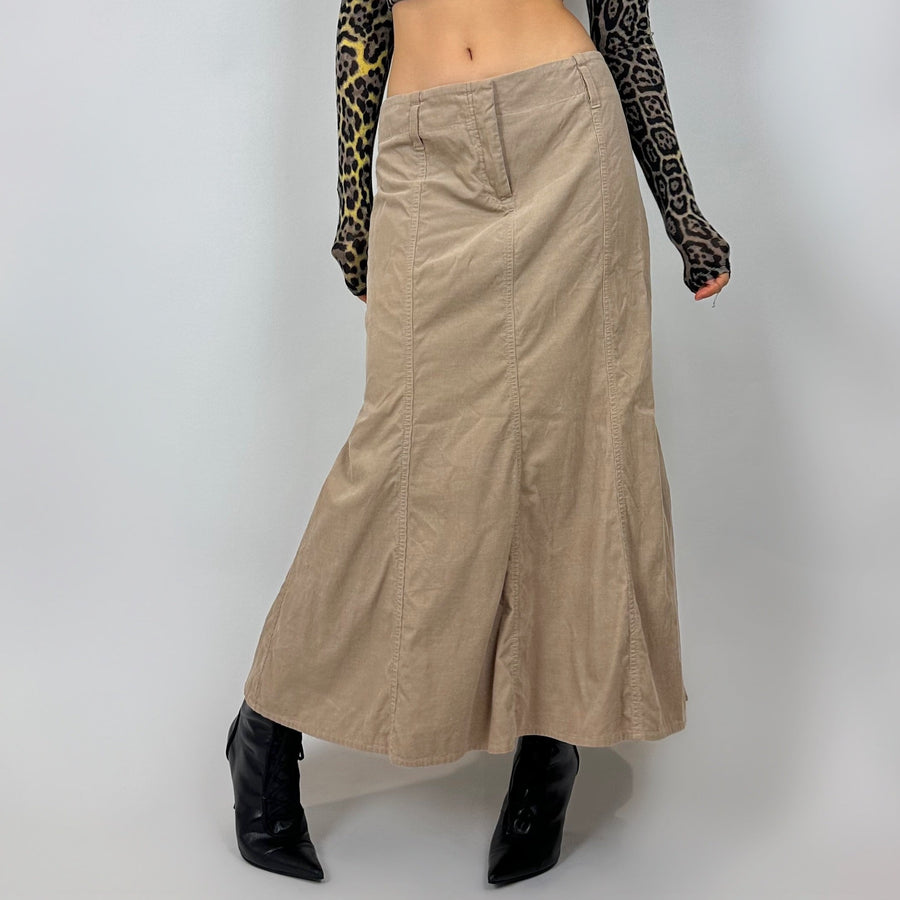 Vintage 90's Corduroy Maxi Skirt (s/m)