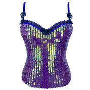 Energy Angel Purple Iridescent Dream Top (XS/S)