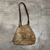 Vintage Snakeskin Designer Cavalli Bag