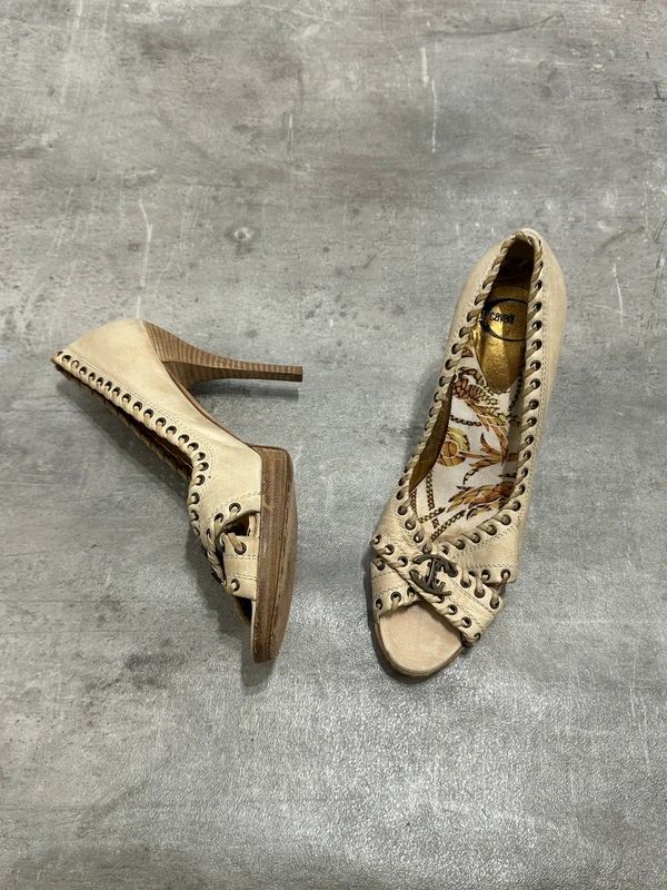 Vintage Just Cavalli Leather Stiletto Pumps (UK 5 US 7 EU 38)